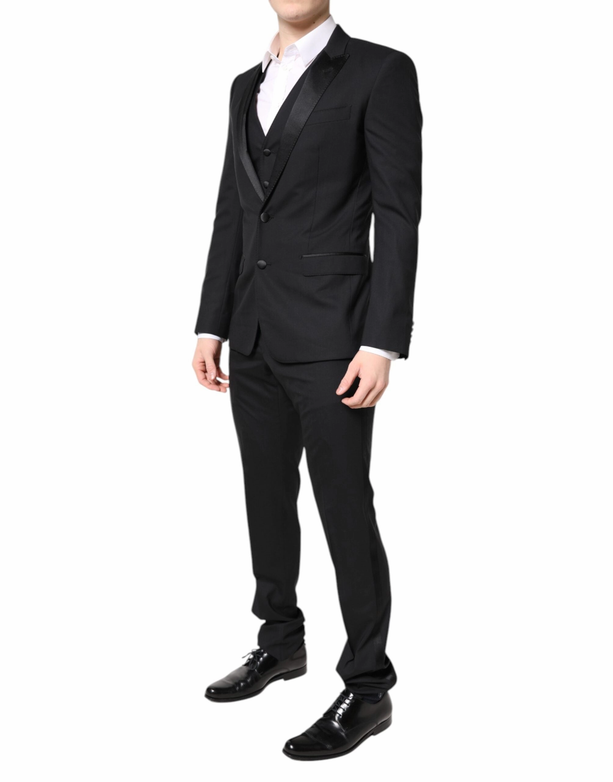 Dolce & Gabbana Wool Single Breasted 3 Piece Men's Suit