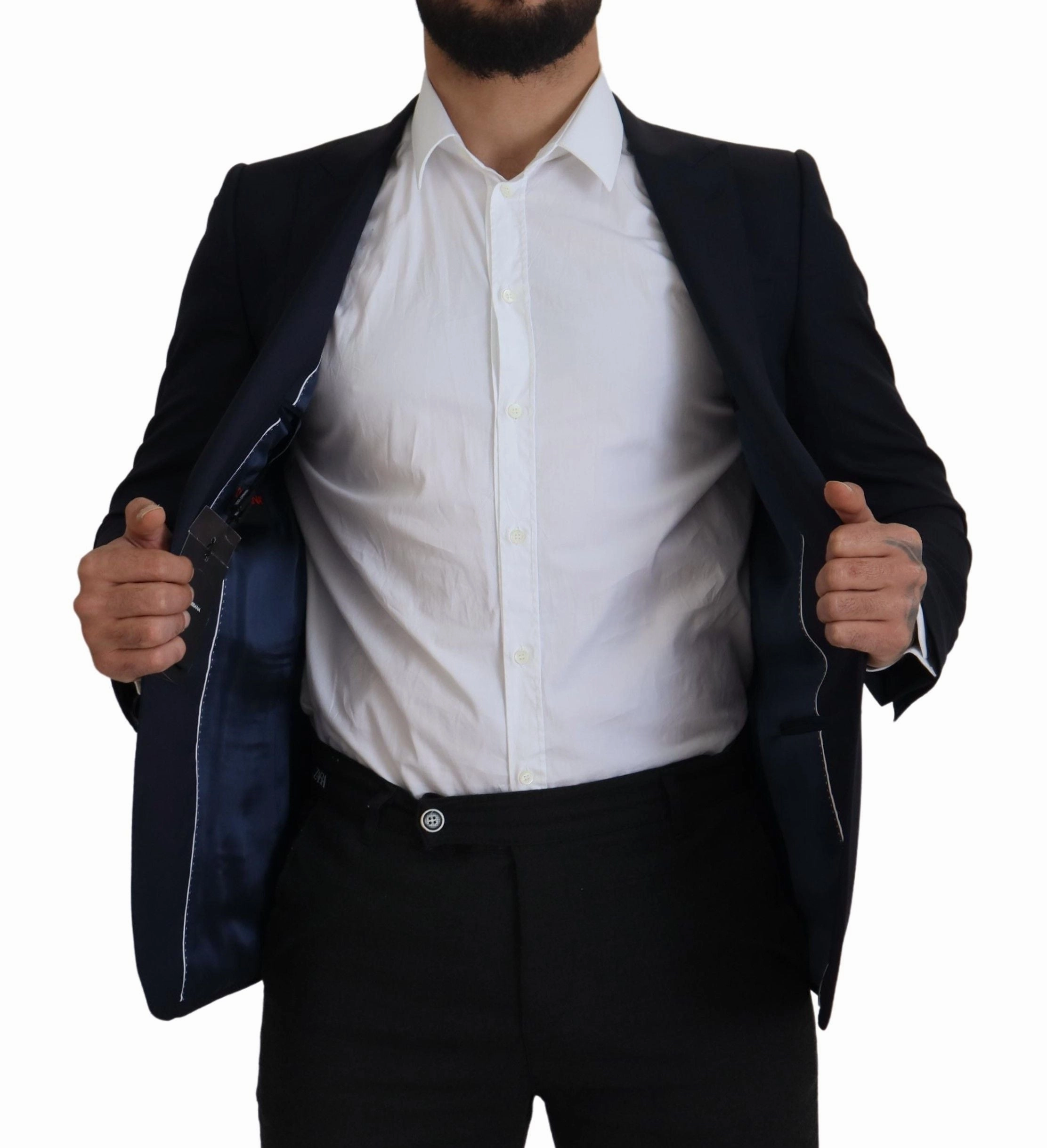 Dolce & Gabbana Wool Single Breasted Coat Men Men's Blazer