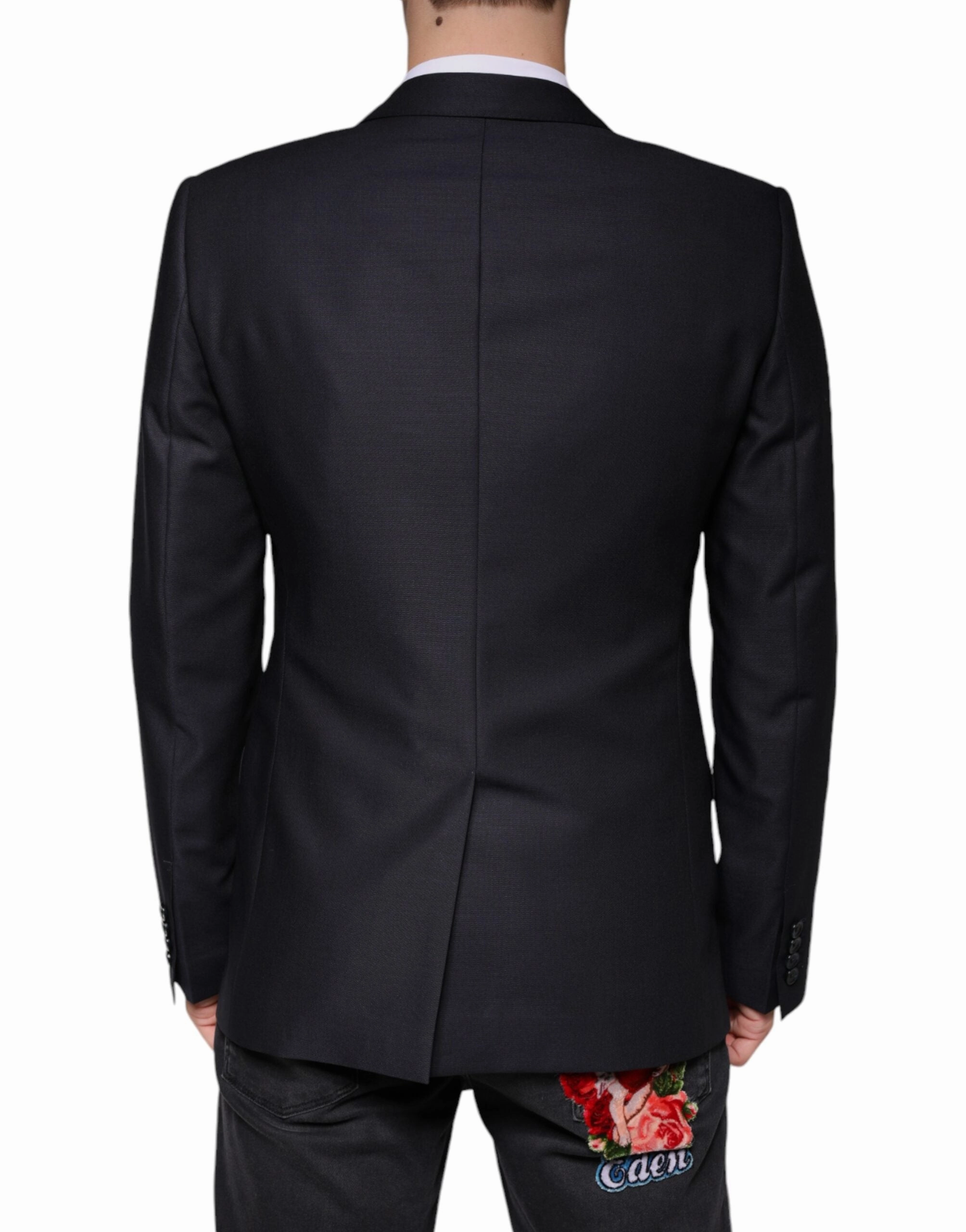 Dolce & Gabbana  Wool Single Breasted Dress Coat Men's Blazer