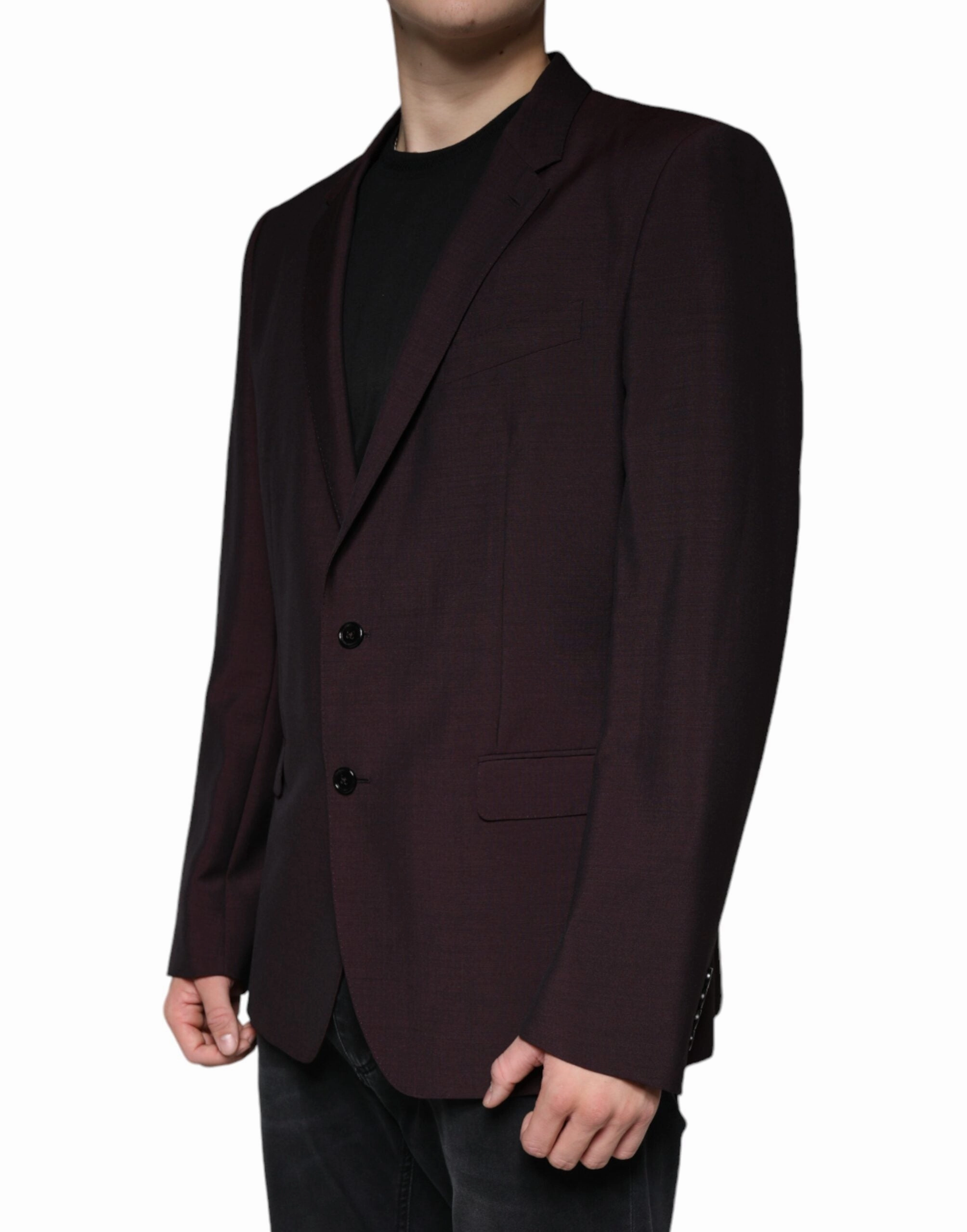 Dolce & Gabbana Wool Single Breasted Dress Men's Blazer
