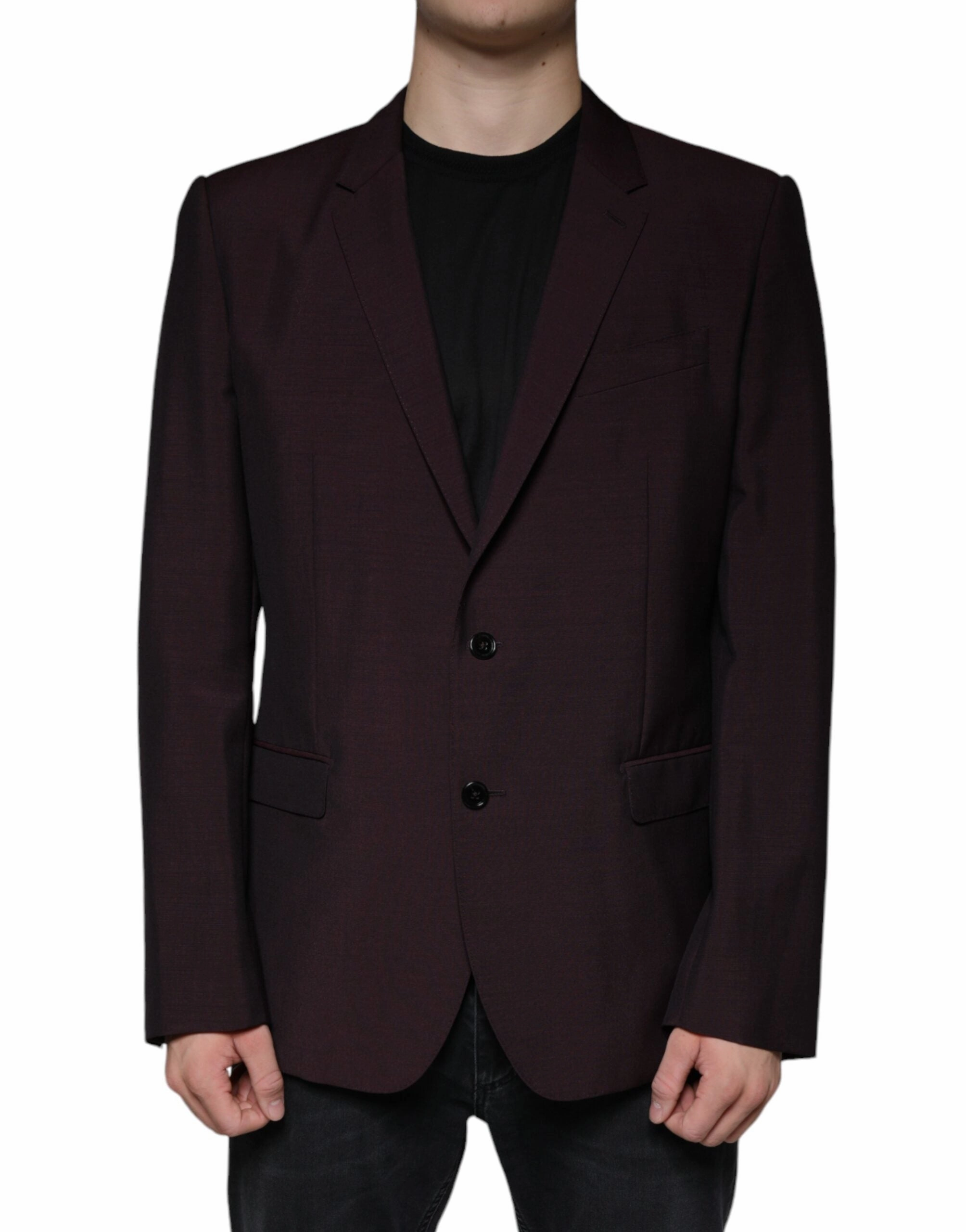 Dolce & Gabbana Wool Single Breasted Dress Men's Blazer