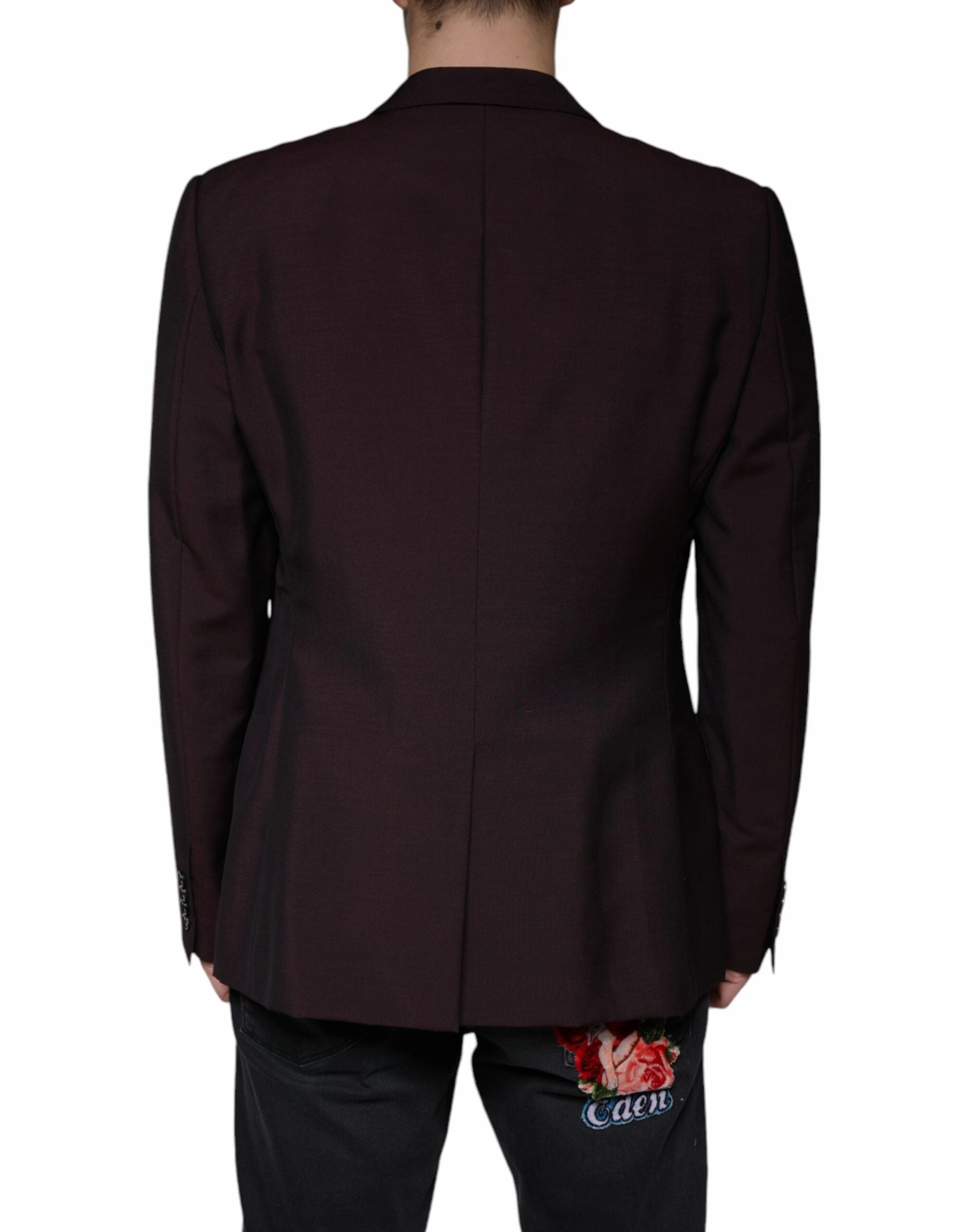 Dolce & Gabbana Wool Single Breasted Dress Men's Blazer