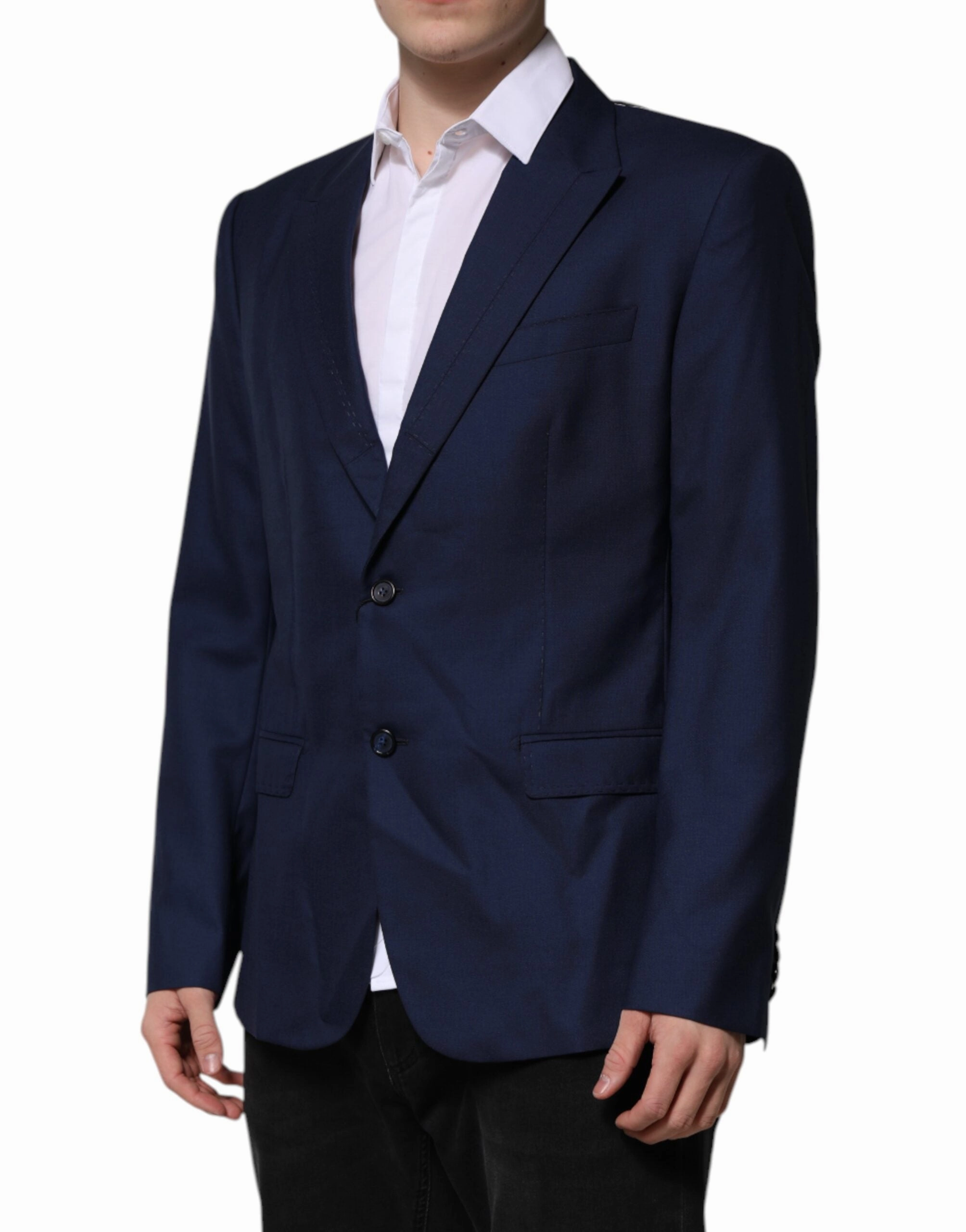 Dolce & Gabbana Wool Single Breasted Suit Coat Men's Blazer
