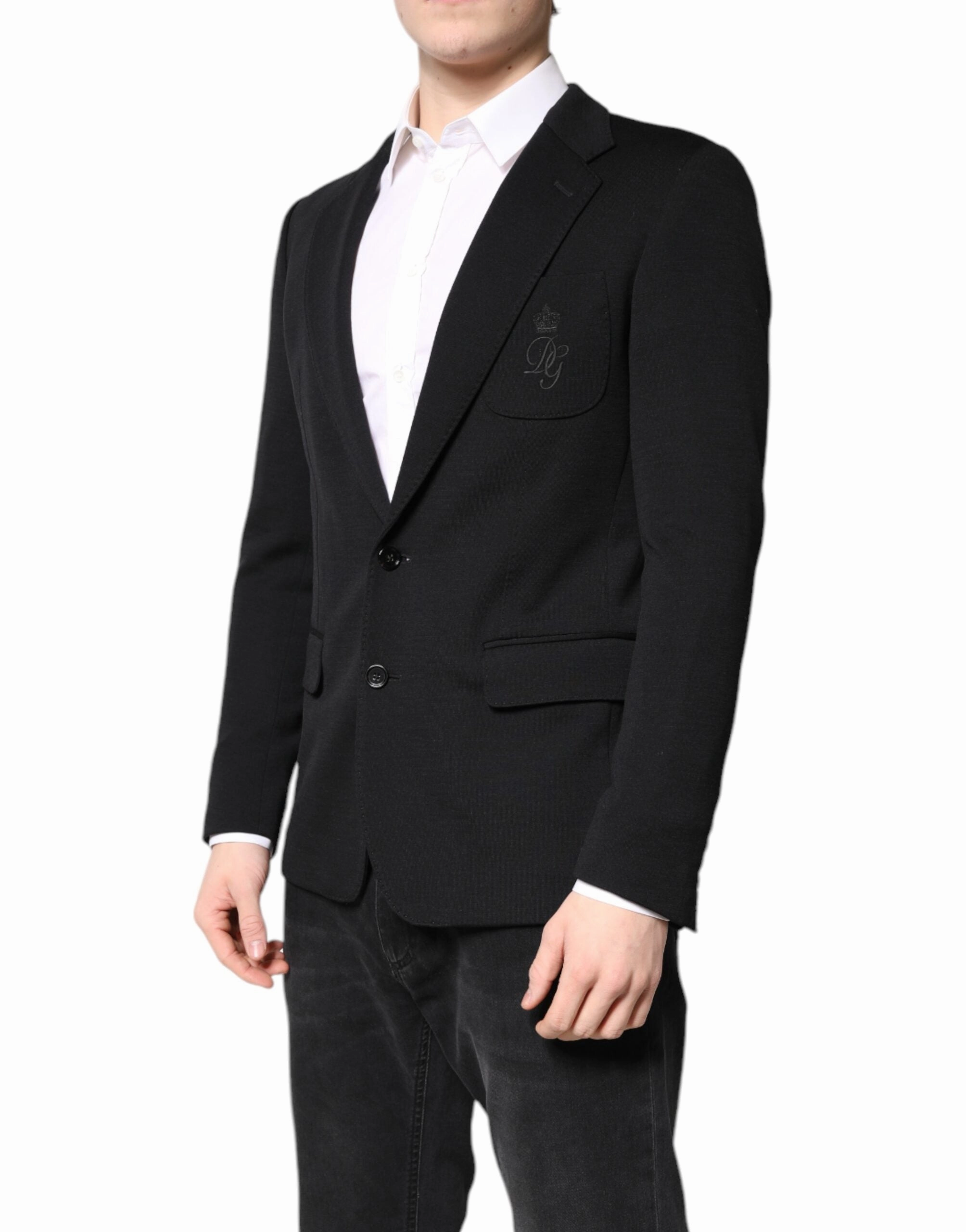 Dolce & Gabbana Wool Slim Fit Coat Blazer Jacket Men's Suit (Pre-Owned)