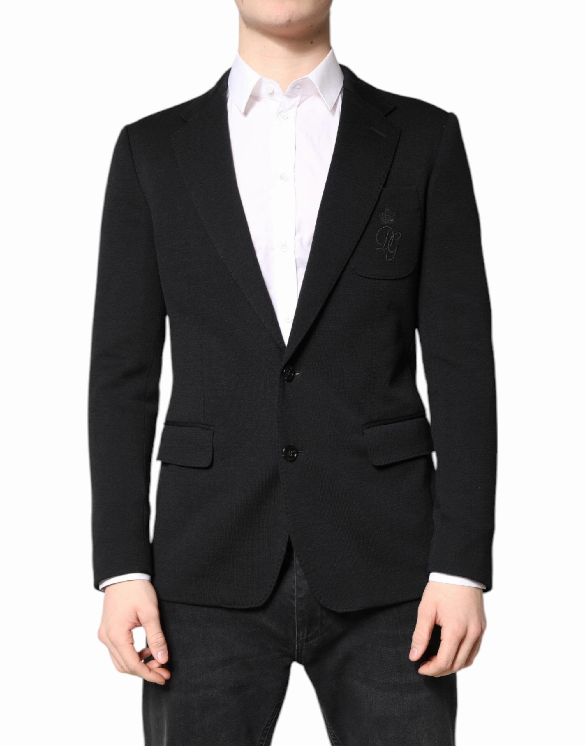 Dolce & Gabbana Wool Slim Fit Coat Blazer Jacket Men's Suit (Pre-Owned)