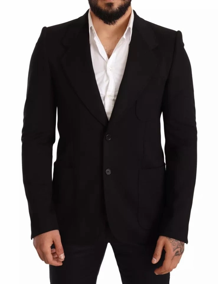 Dolce & Gabbana Wool Slim Fit Coat Jacket Men's Blazer
