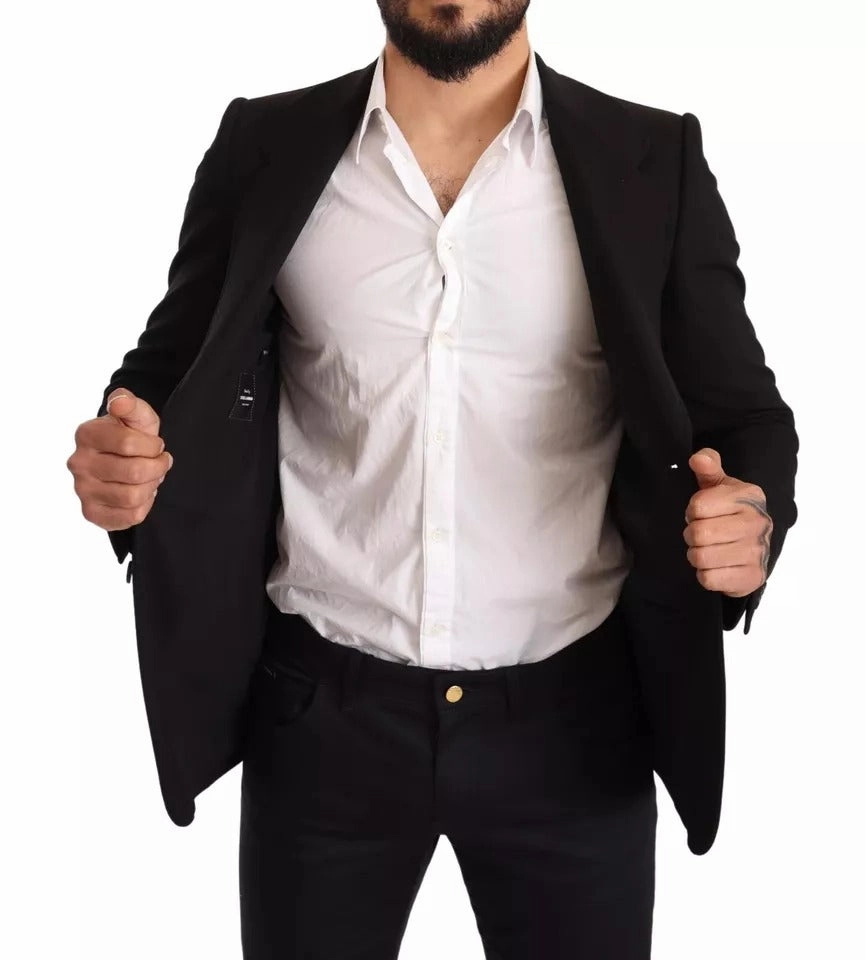 Dolce & Gabbana Wool Slim Fit Coat Jacket Men's Blazer