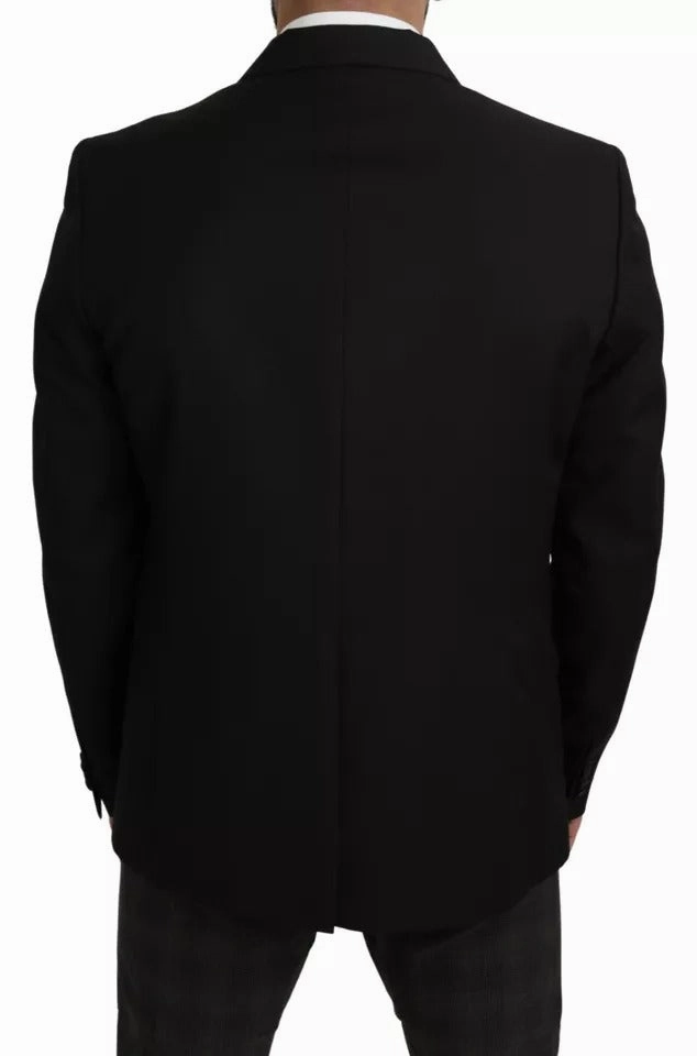 Dolce & Gabbana Wool Slim Fit Notch Jacket Men's Blazer