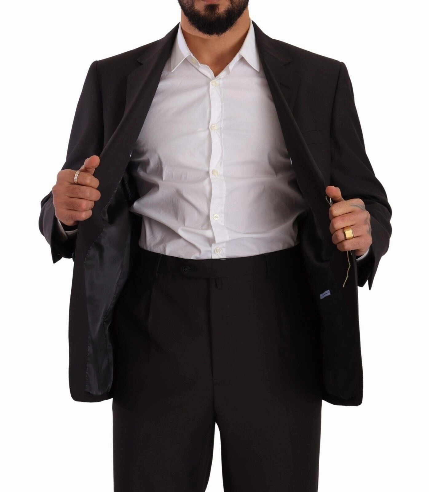 Domenico Tagliente  Polyester Single Breasted Formal Men's Suit