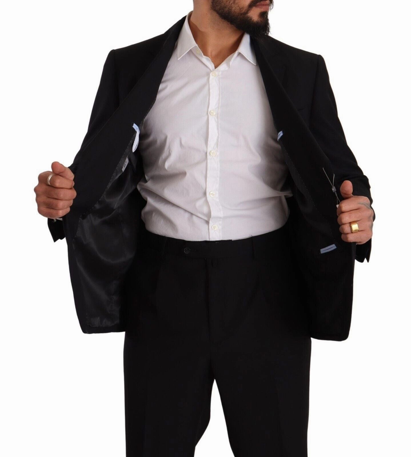 Domenico Tagliente  Polyester Single Breasted Formal Men's Suit