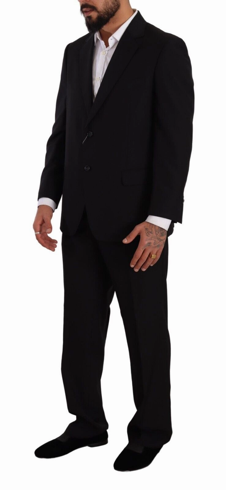 Domenico Tagliente  Polyester Single Breasted Formal Men's Suit