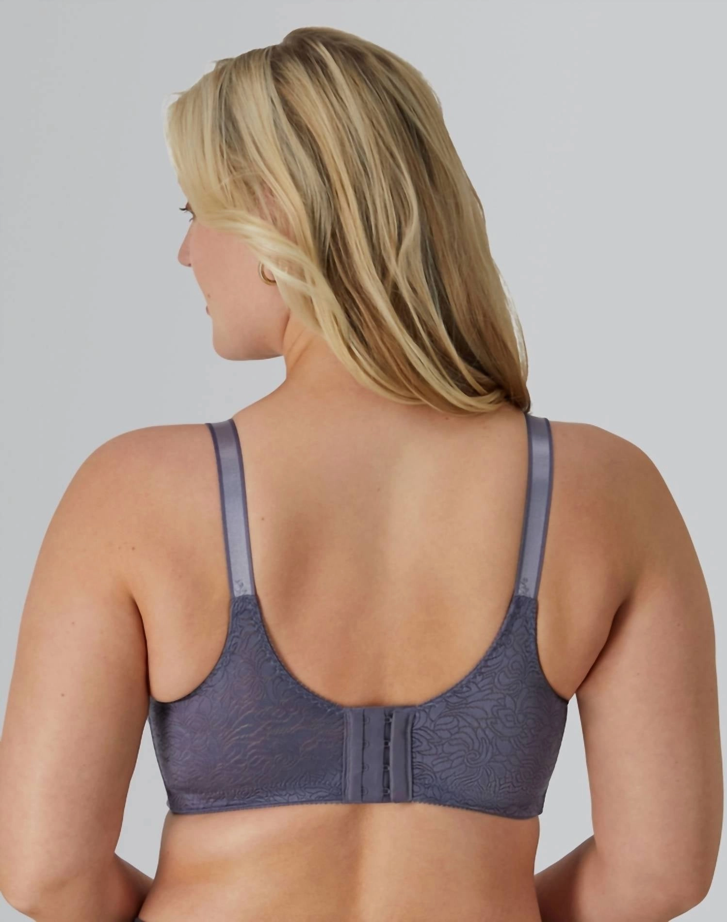 Double Support Lace Wireless Bra In Private Jet