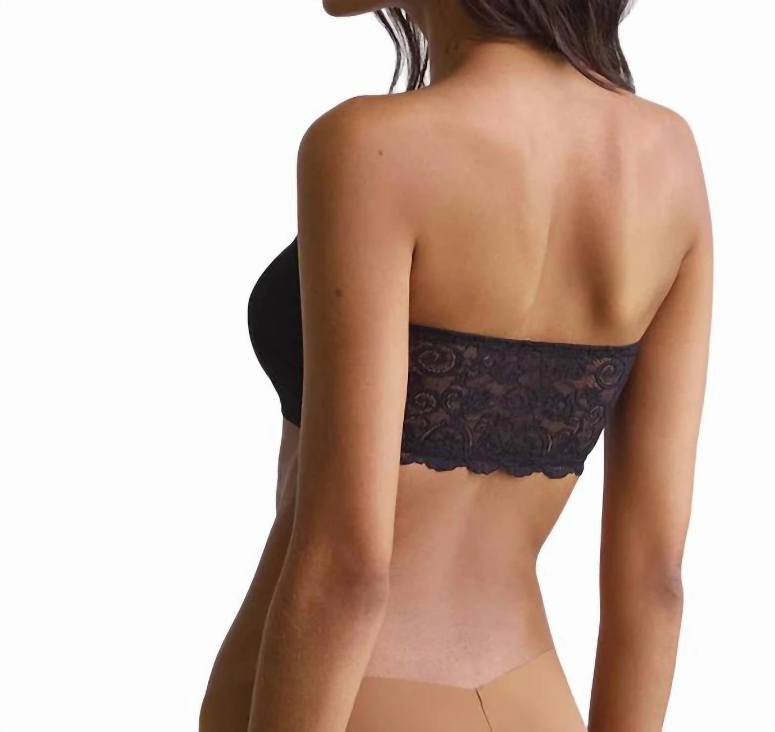 Double Take Bandeau Bra In Black