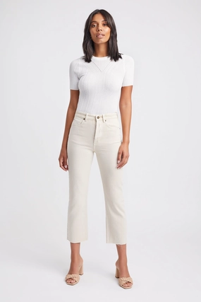 Dowd Straight Crop Jean affordable womens bottoms sale