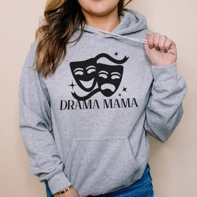 Drama Mama Drawstring Hoodie Holiday Collection - vacation wear sale
