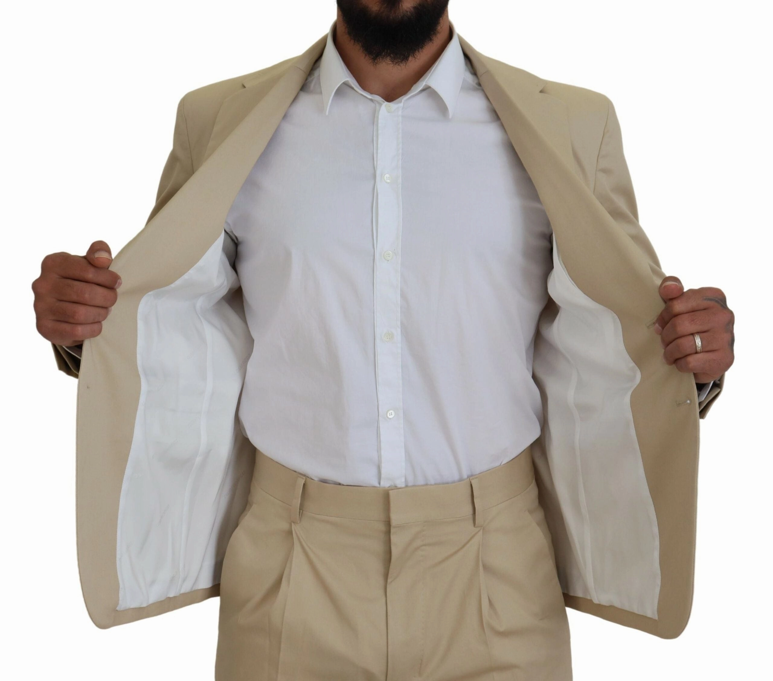 Dsqua  Cotton Single Breasted 2 Piece CIPRO Men's Suit