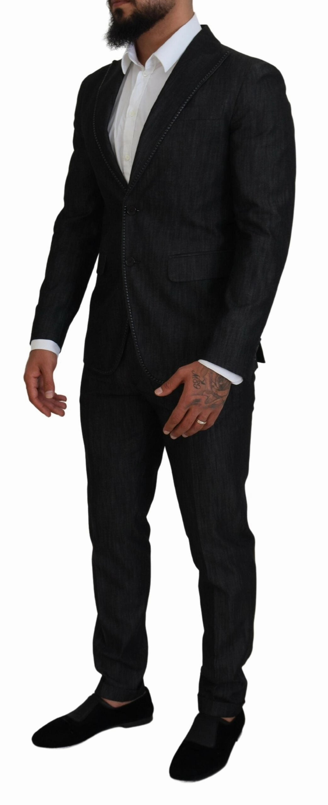 Dsqua  Cotton Single Breasted 2 Piece MIAMI Men's Suit