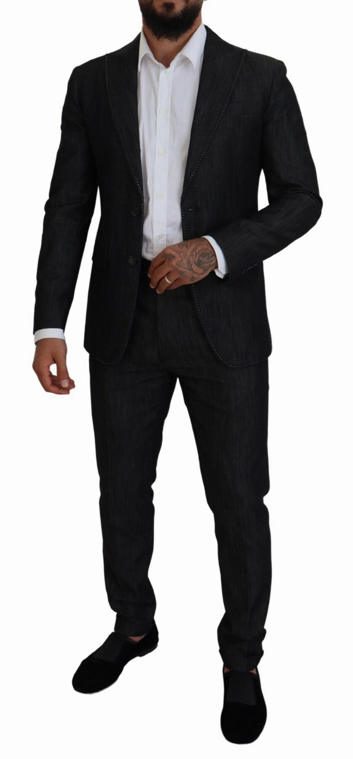 Dsqua  Cotton Single Breasted 2 Piece MIAMI Men's Suit