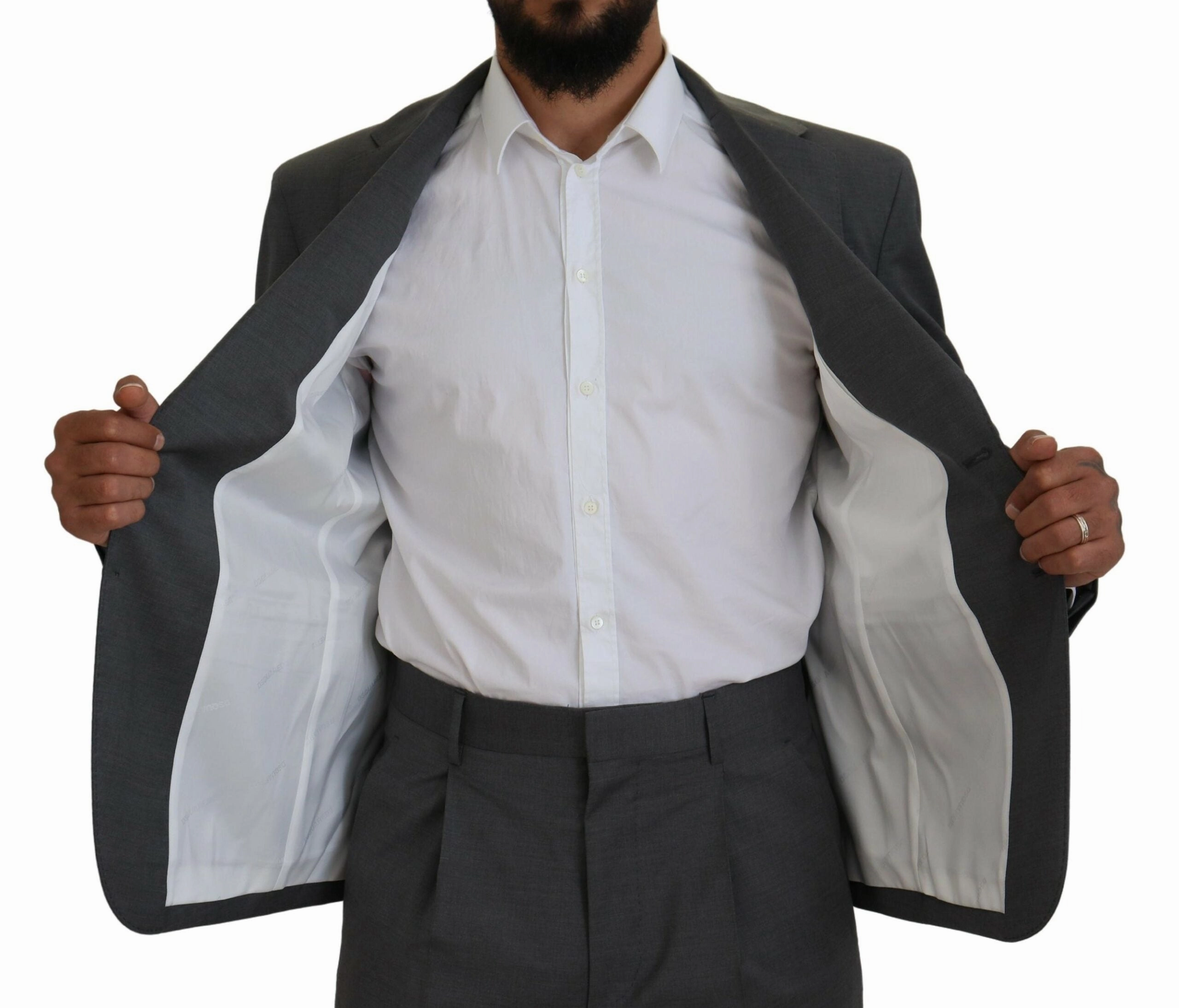 Dsqua  Wool Single Breasted 2 Piece CIPRO Men's Suit