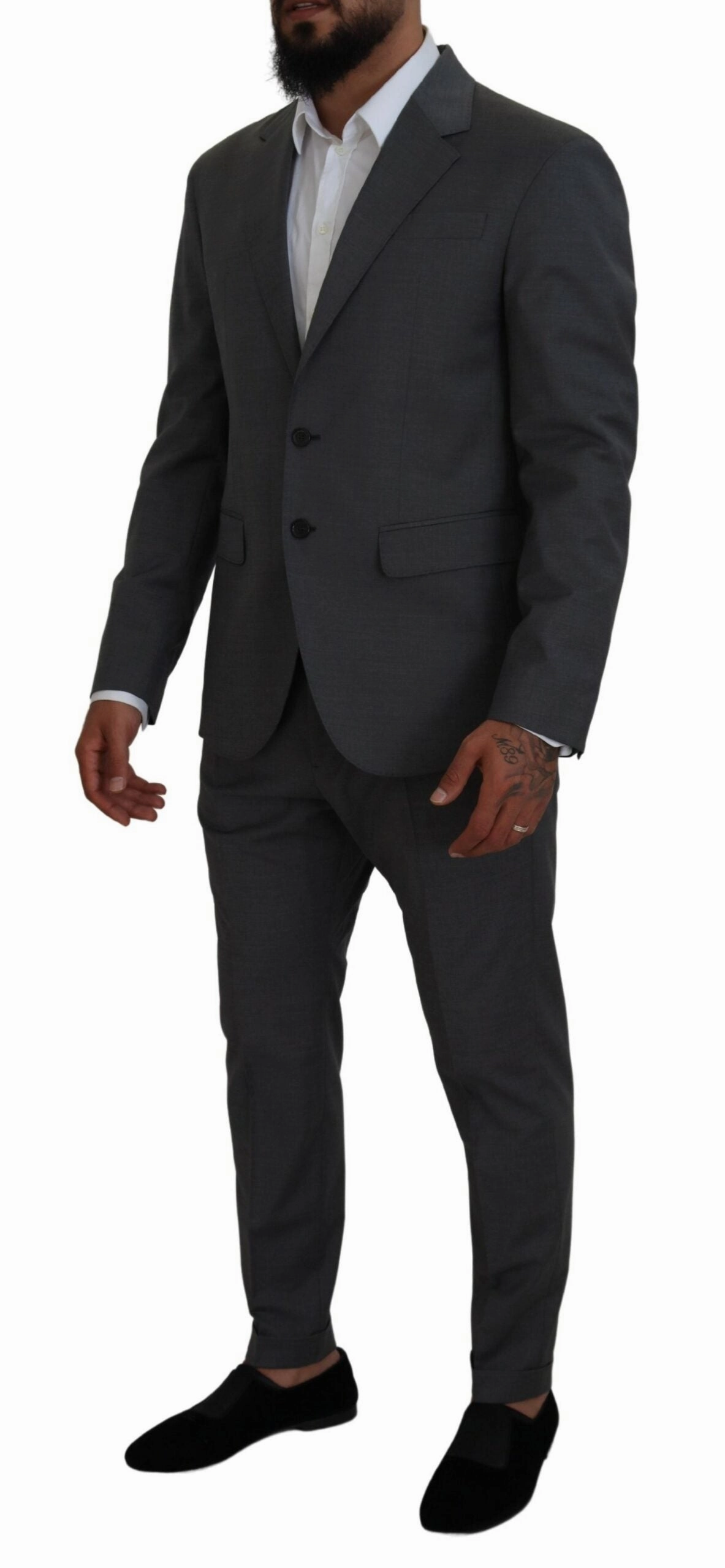 Dsqua  Wool Single Breasted 2 Piece CIPRO Men's Suit
