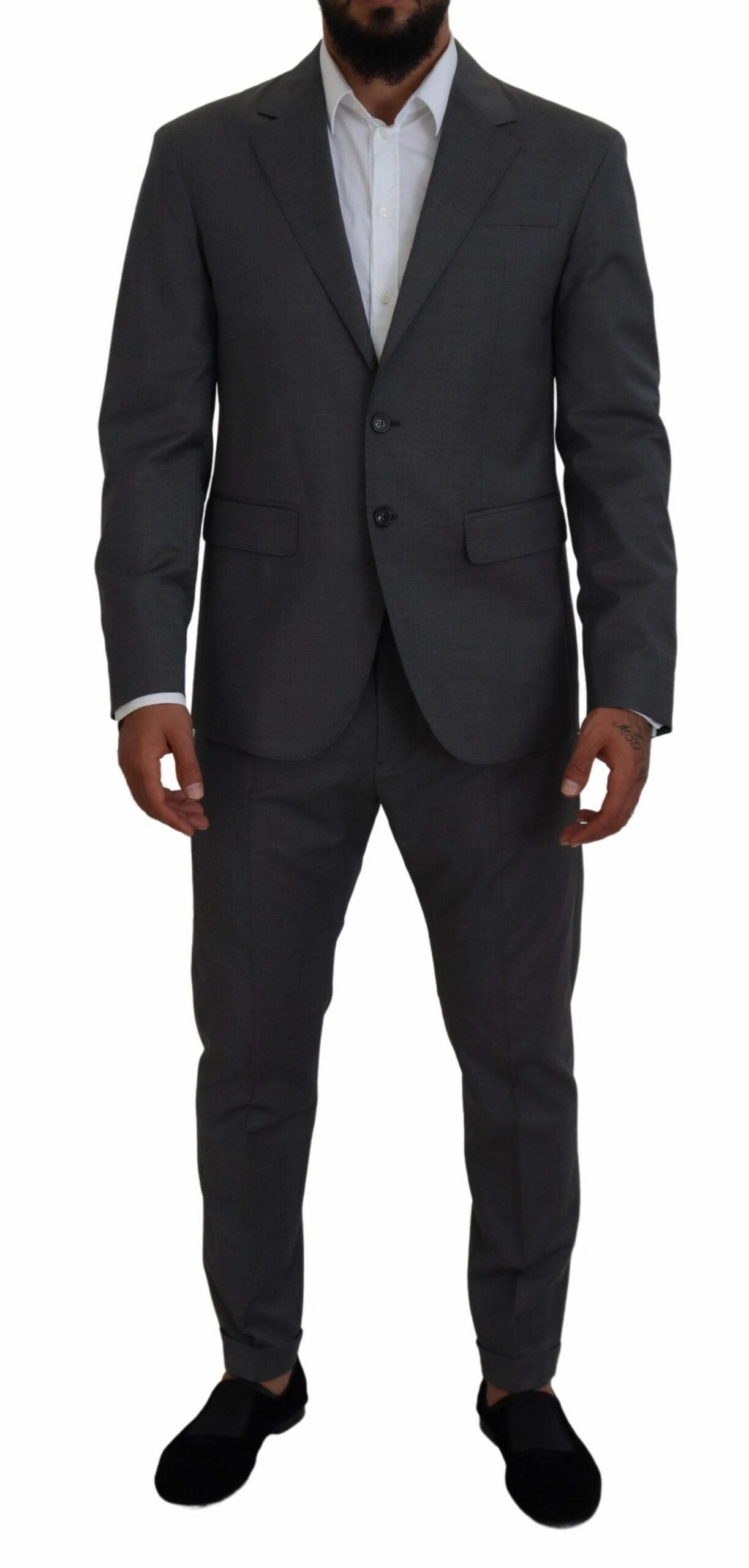 Dsqua  Wool Single Breasted 2 Piece CIPRO Men's Suit