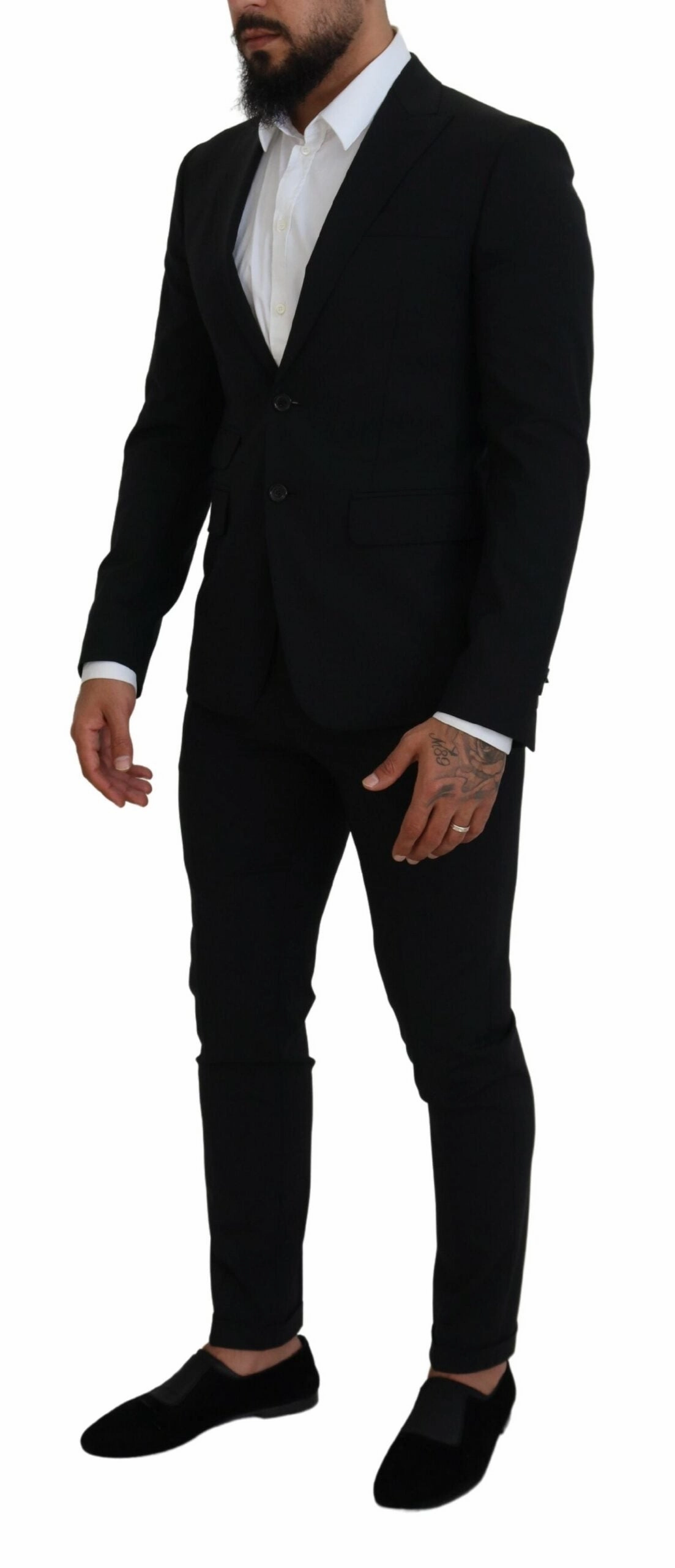 Dsqua  Wool Single Breasted 2 Piece LONDON Men's Suit