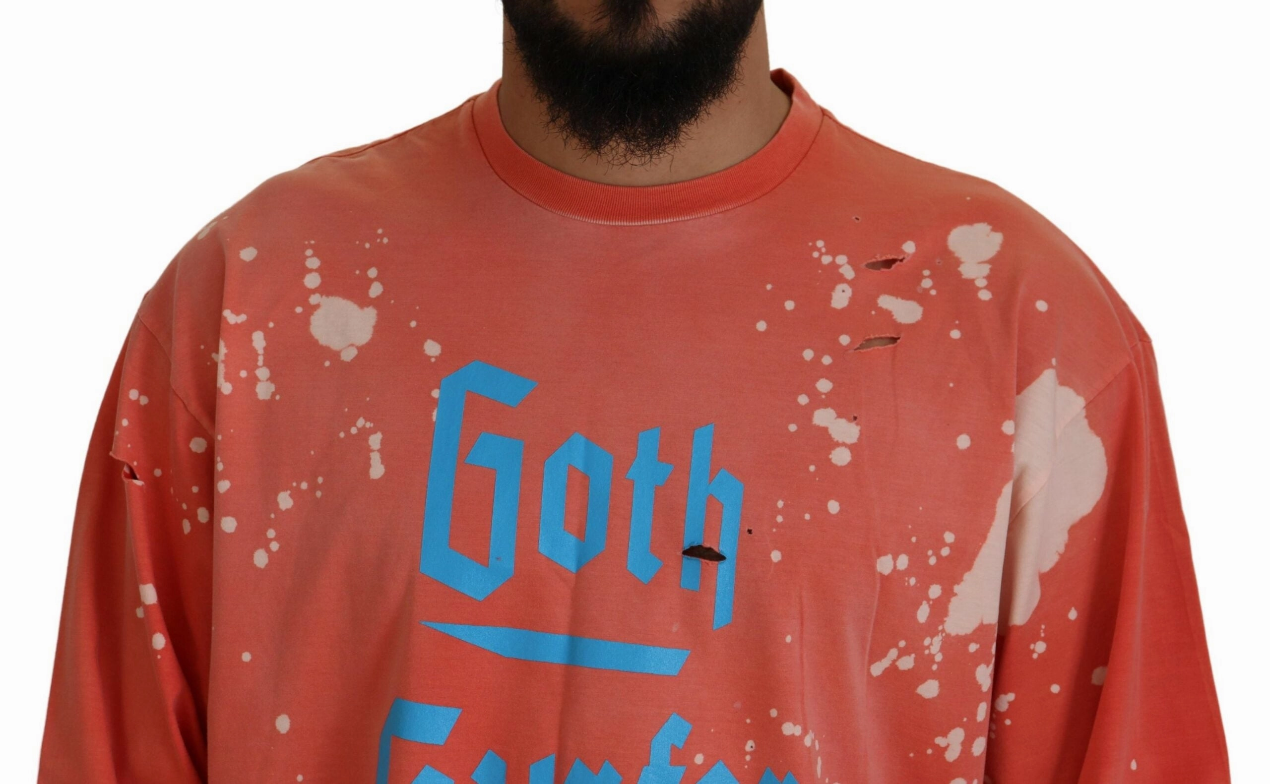 Dsquared2 Printed Long Sleeves Pullover Men's Sweater (Pre-Owned)