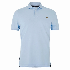 Dubarry Quinlan S/S Polo Shirt Light Sky mens t-shirts outlet