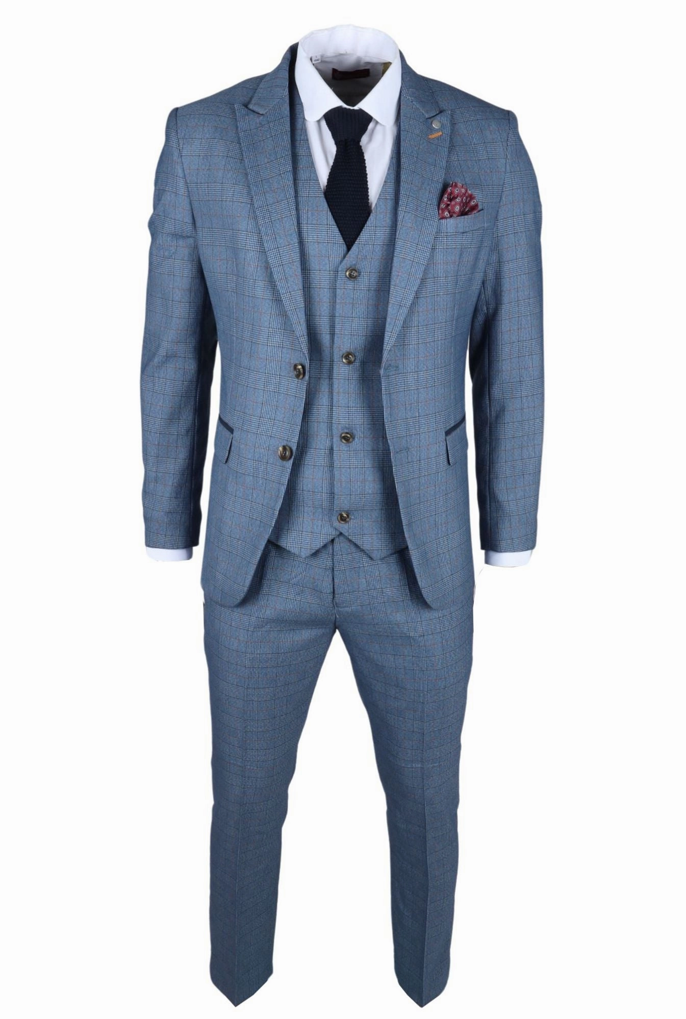 Earl 3 Piece Checked Suit