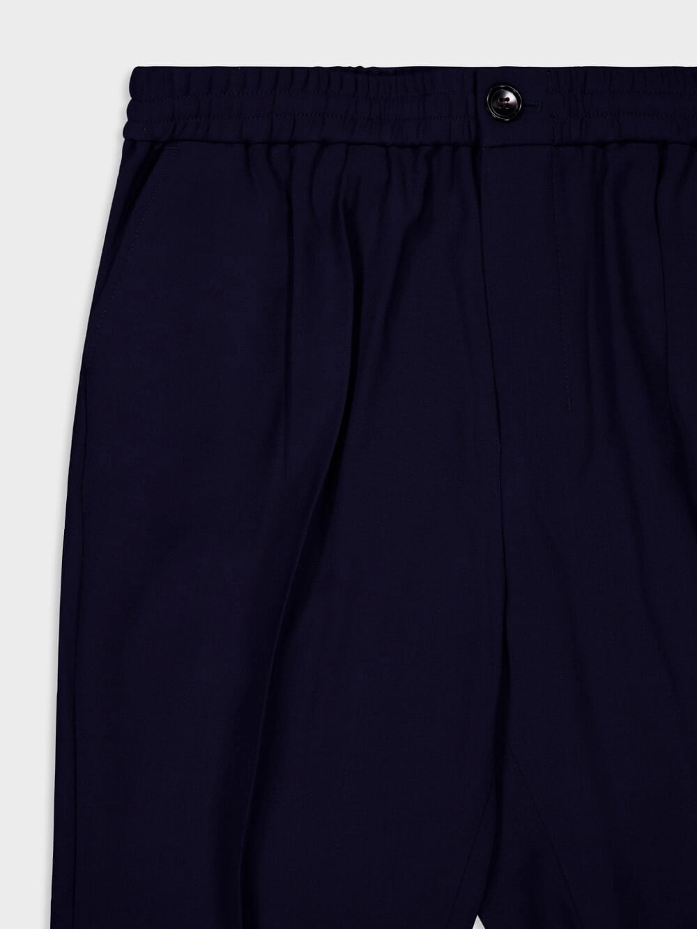 Elasticated Waist Cropped Fit Trousers
