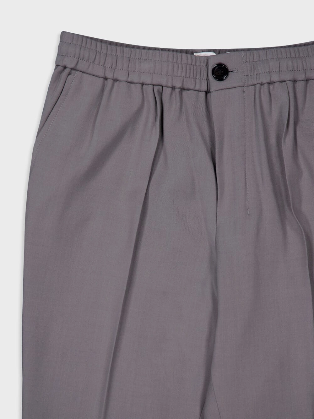 Elasticated Waist Cropped Fit Trousers