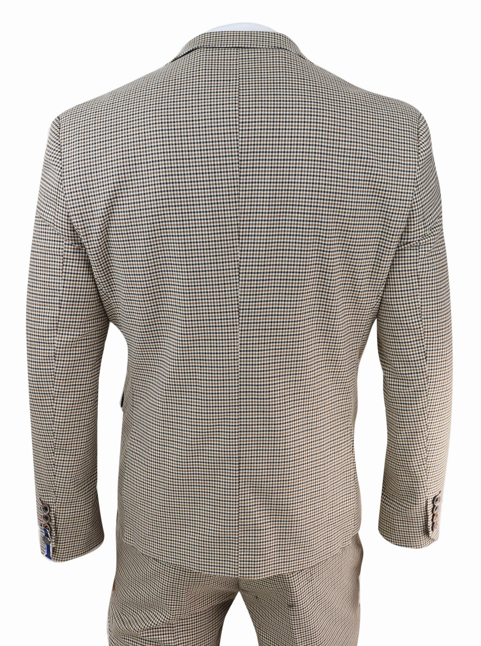 Elwood 3 Piece Suit Prince Of Wales Check