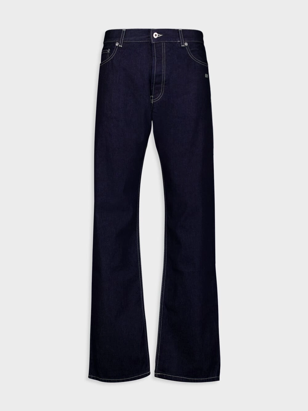 Embroidered-Logo Jeans Bottoms Mens - cheap mens shorts online