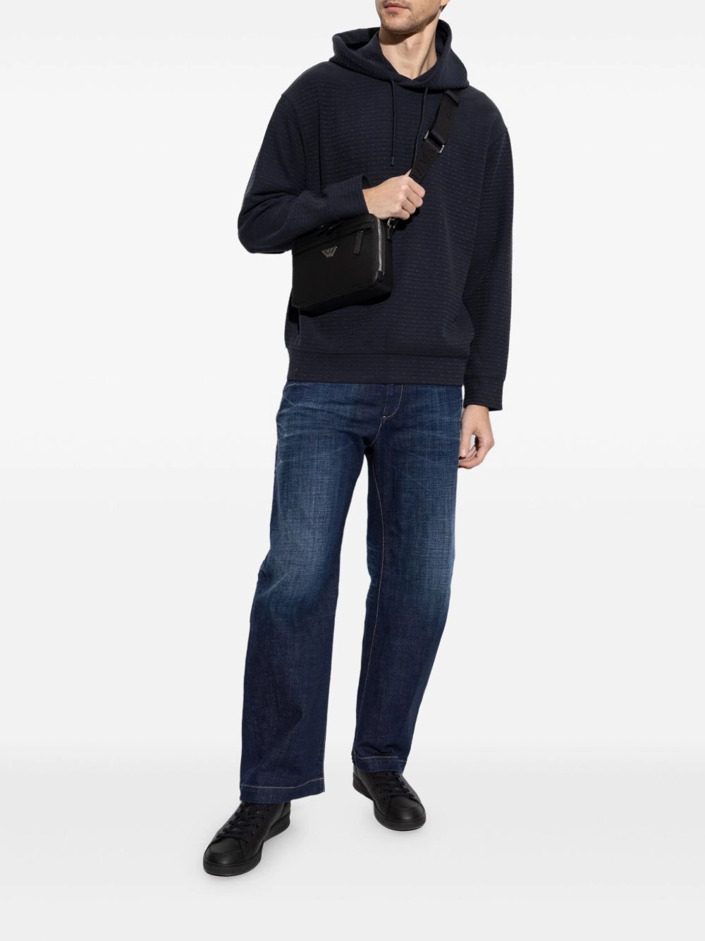 Emporio Armani Men's Sweaters blue