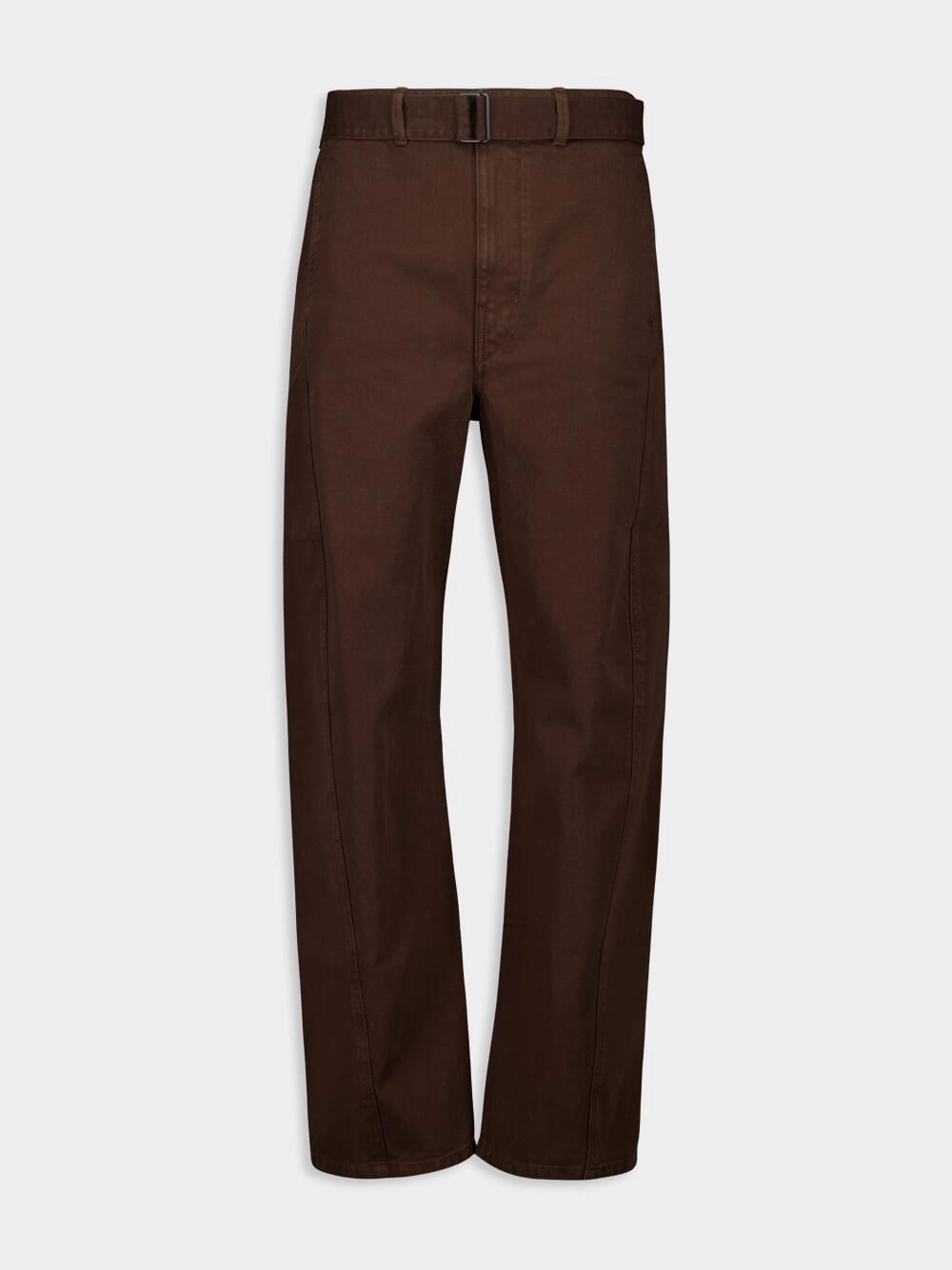 Espresso Twisted Belted Pants Bottoms Mens - cheap mens shorts online