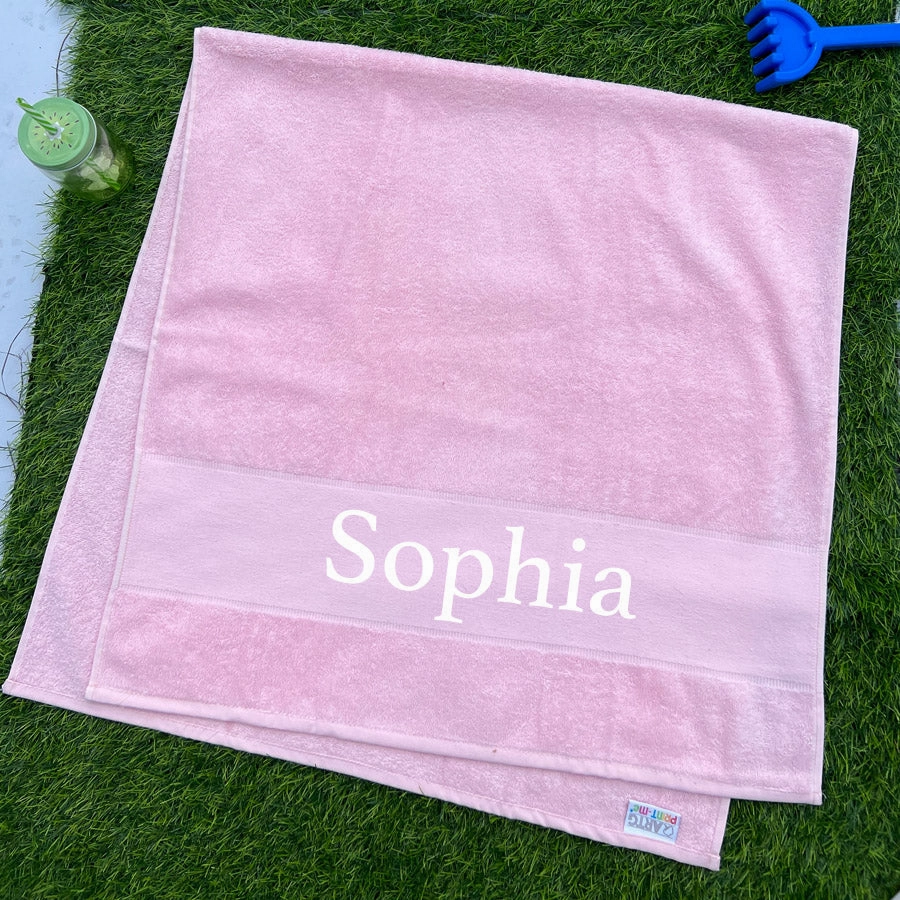 Essentials Name Beach & Bath Towel Holiday Collection - holiday outfits clearance