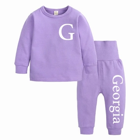 Essex Personalised Initial & Name Pant Tracksuit Set (3m-12 Years) Holiday Collection - vacation wear sale