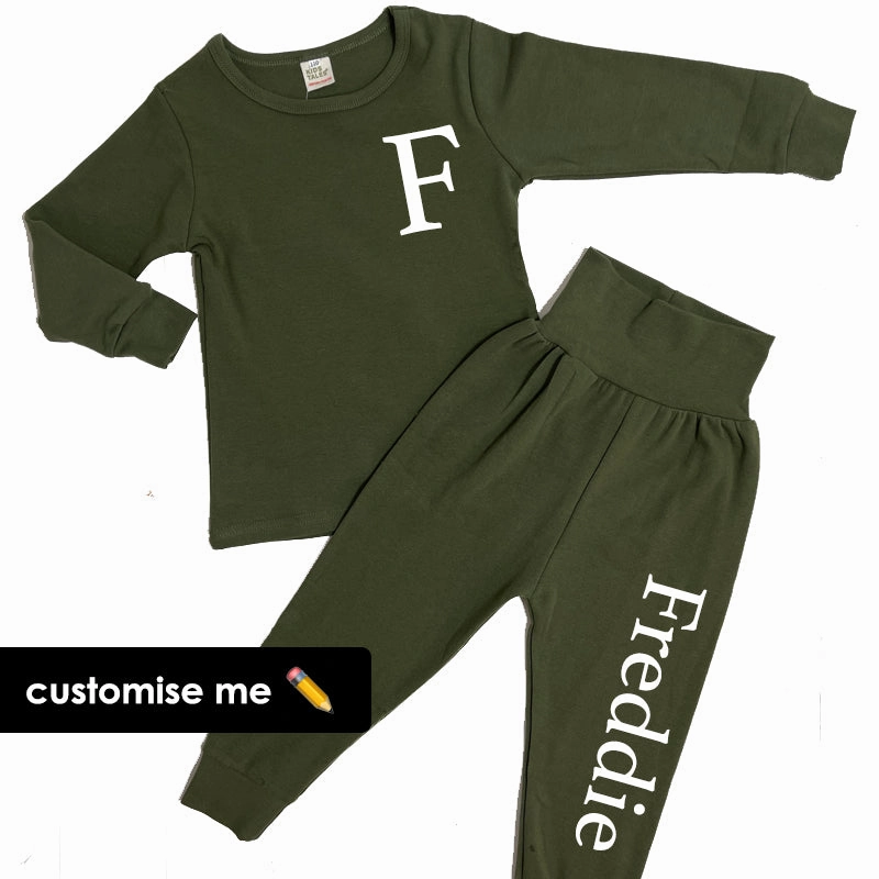 Essex Personalised Initial & Name Pant Tracksuit Set (3m-12 Years)