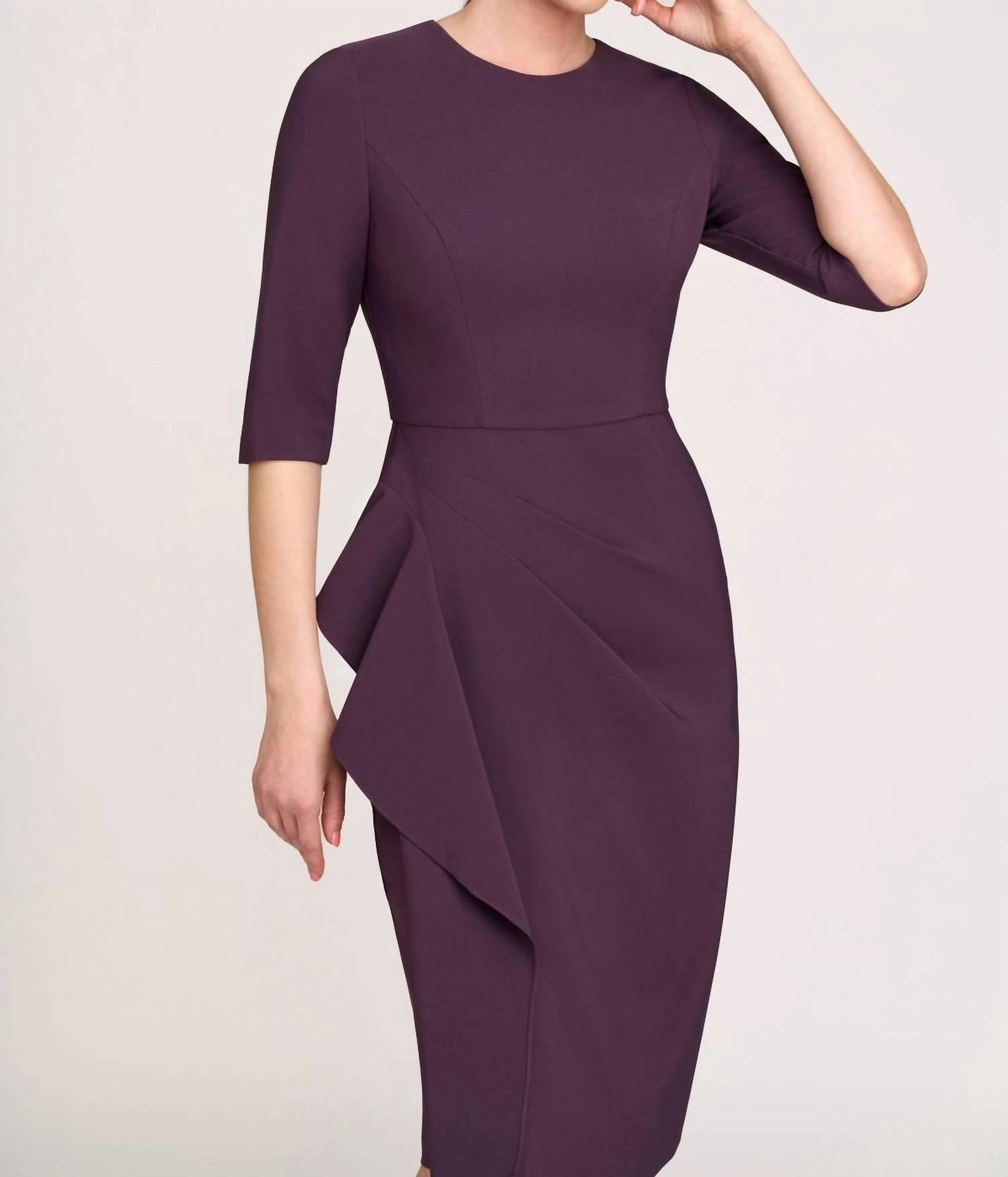 Esther Cocktail Dress In Fig