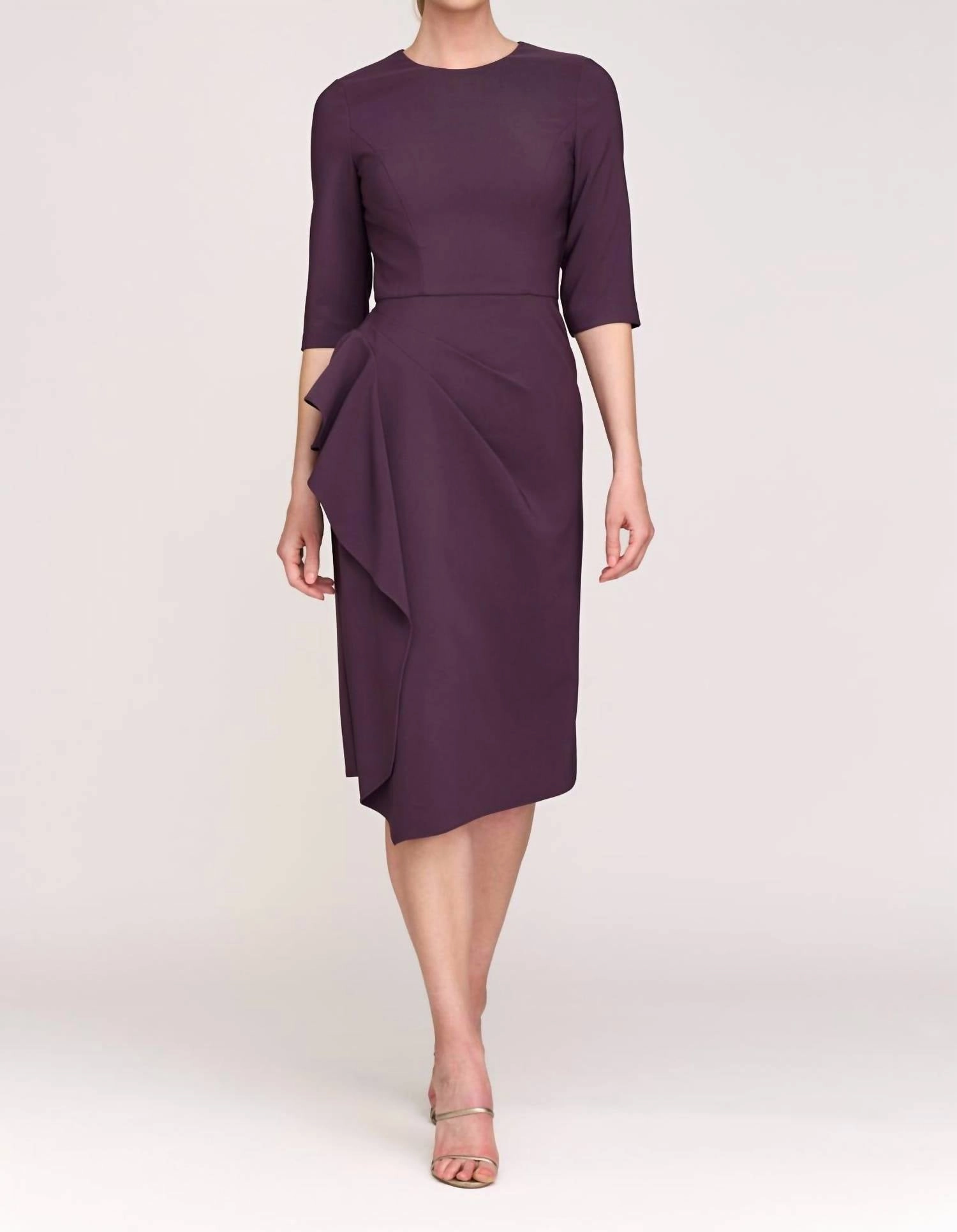 Esther Cocktail Dress In Fig
