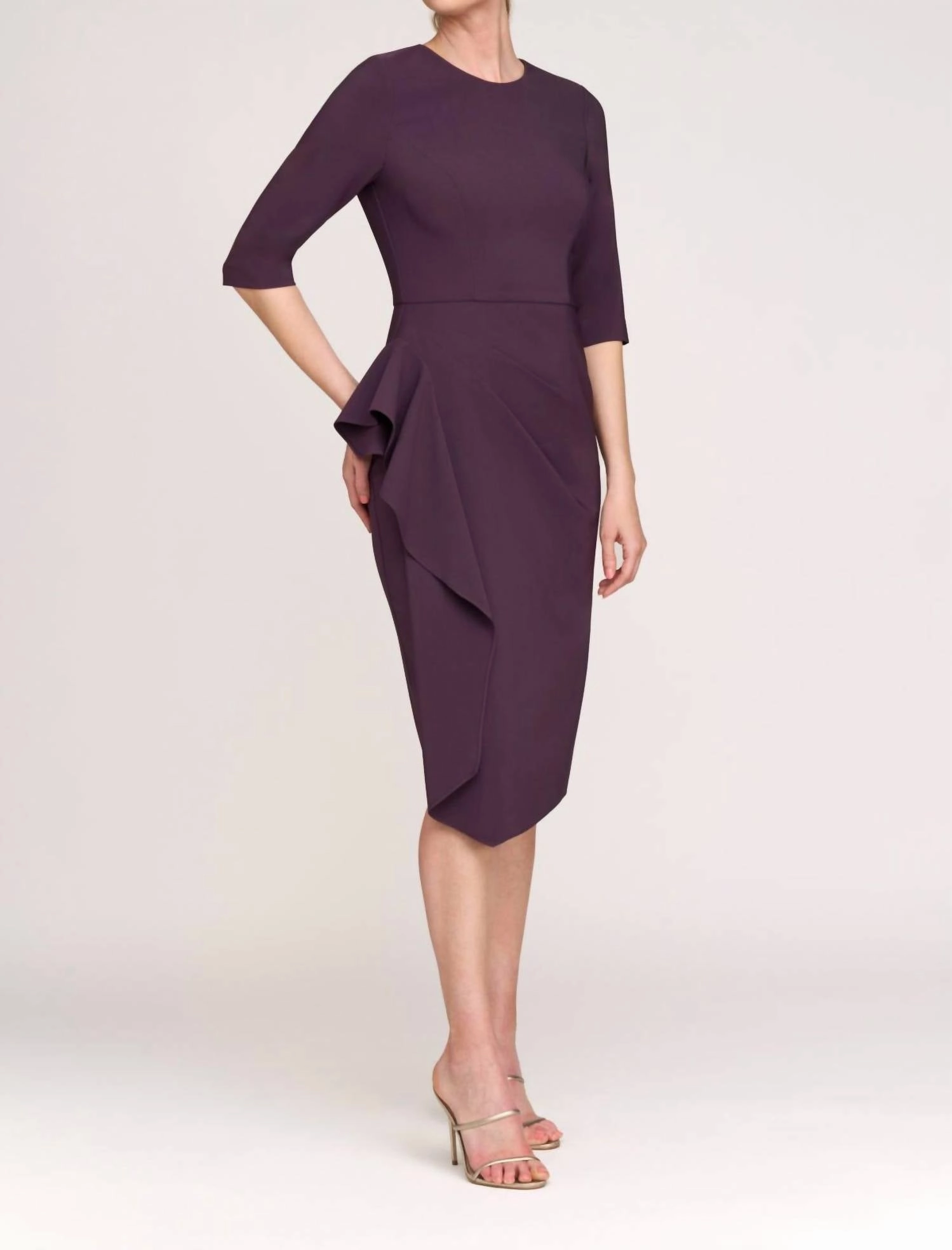 Esther Cocktail Dress In Fig