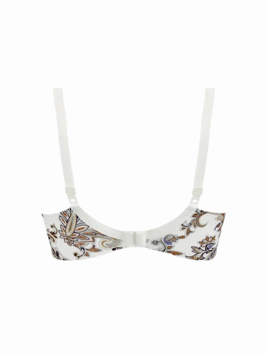 Evasion Cashmere Three Part Seam Bra In Ocre