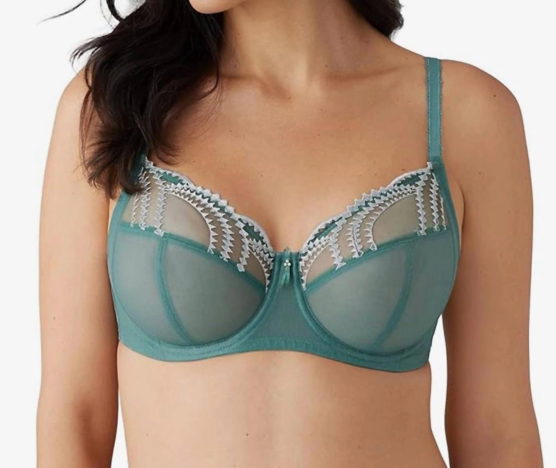 Evocative Edge Underwire Bra In Sagebrush
