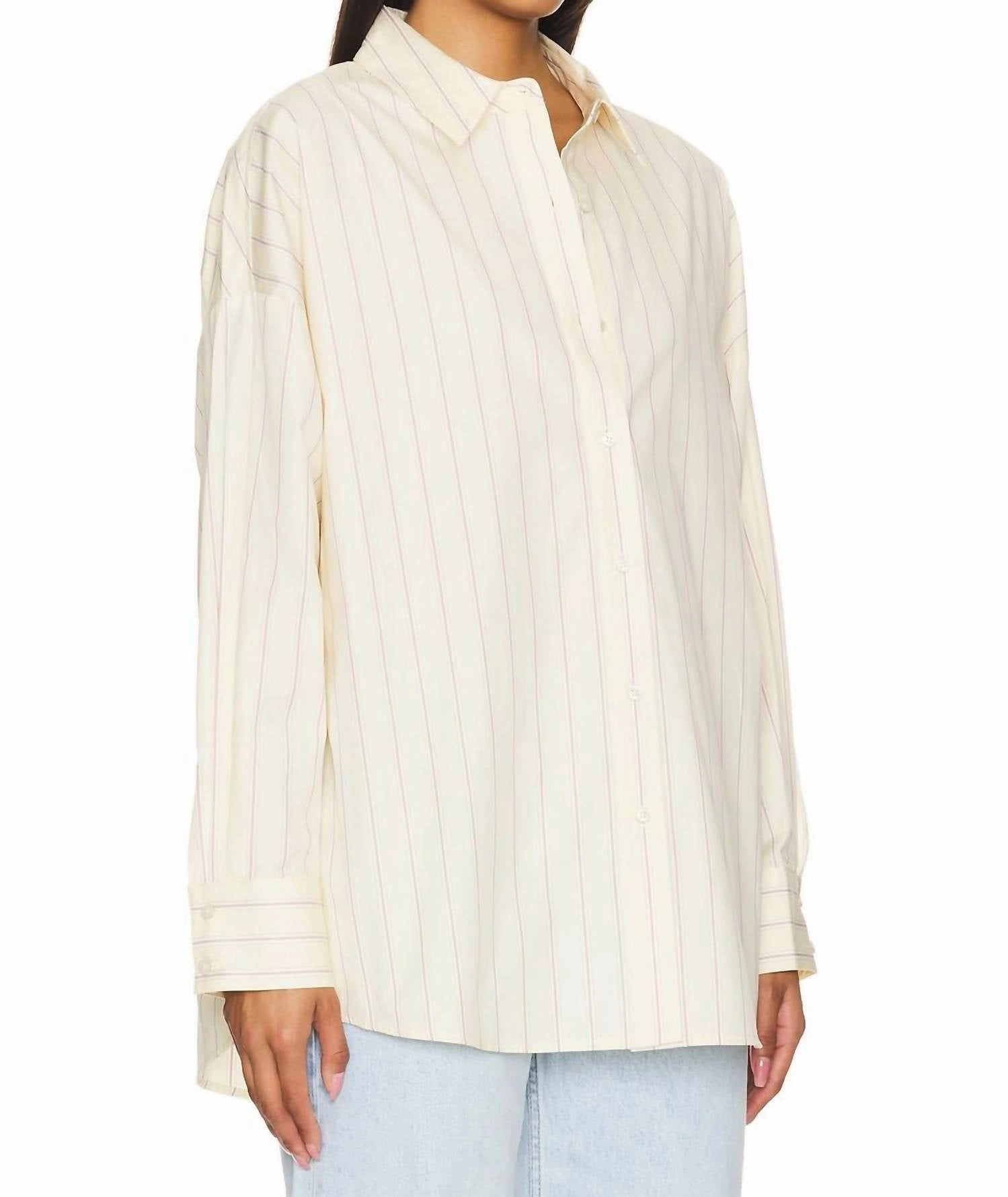 Ex-Boyfriend Shirt In Cream & White