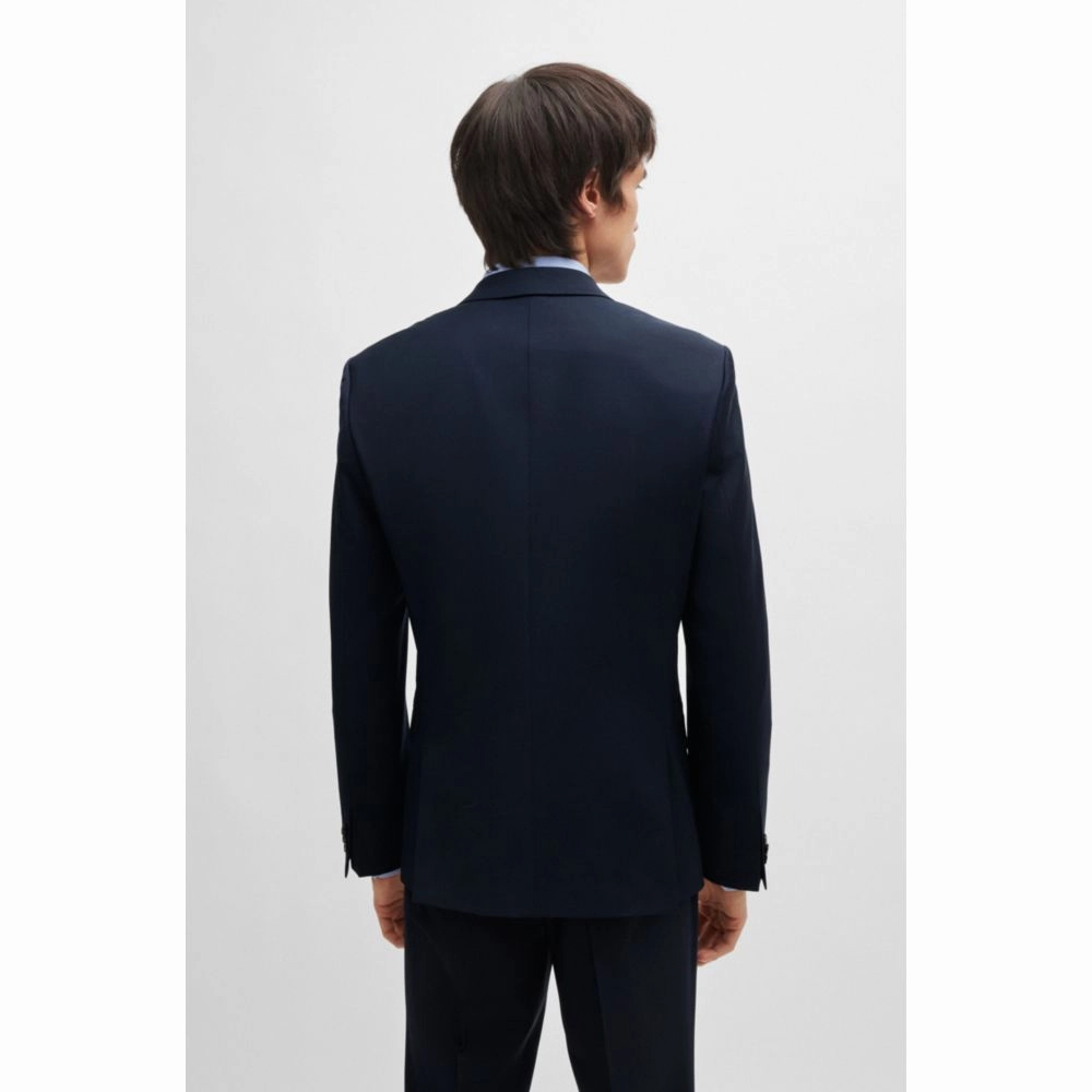 Extra-slim-fit jacket in a stretch-wool blend