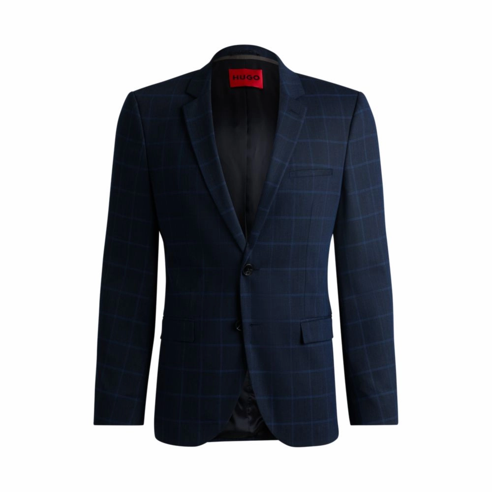 Extra-slim-fit suit jacket in performance-stretch cloth