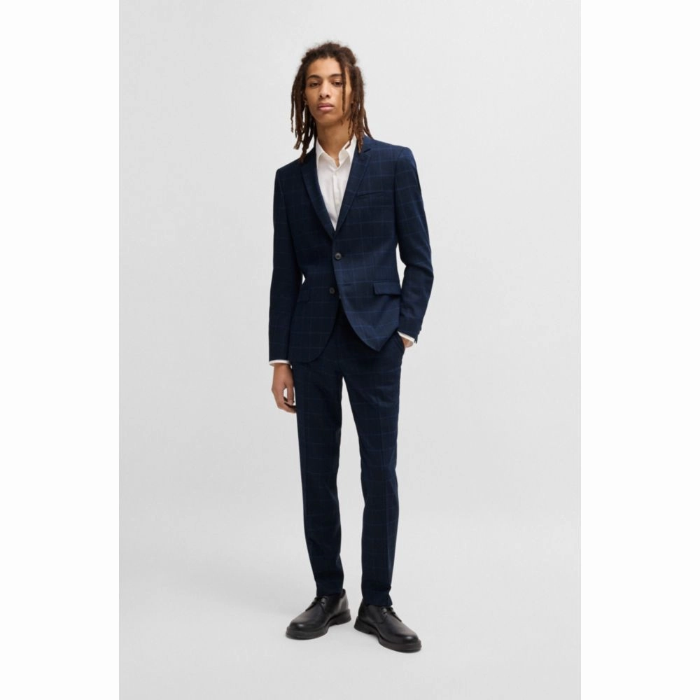 Extra-slim-fit suit jacket in performance-stretch cloth