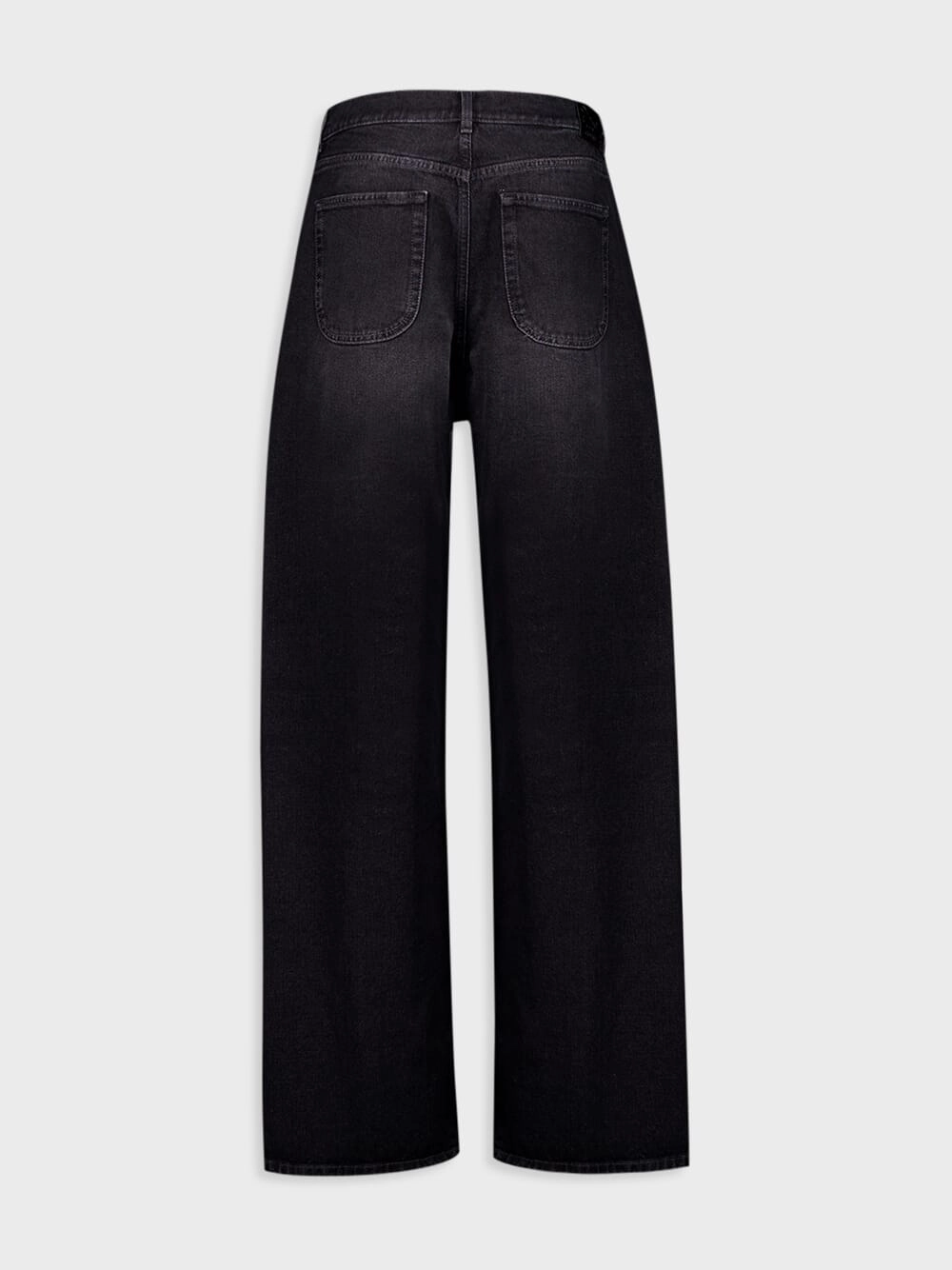 Eyelet Wide-Leg Jeans