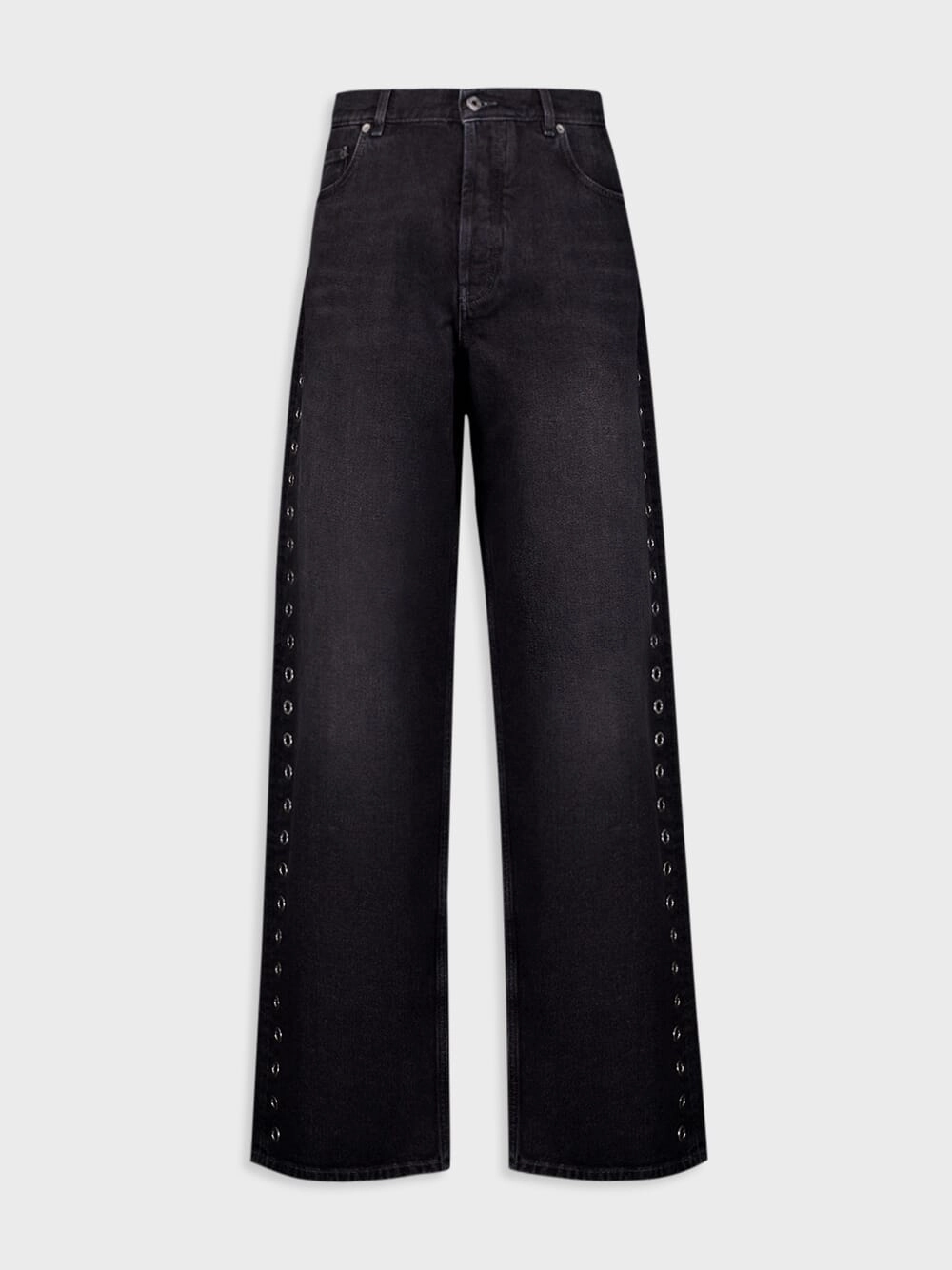 Eyelet Wide-Leg Jeans Bottoms Mens - cheap mens shorts online