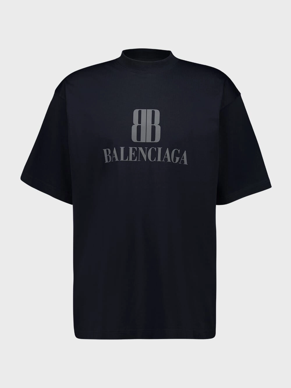 Faded Black Nano BB Medium Fit T-Shirt Tops Mens - flannel shirts